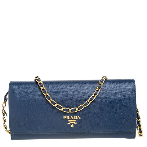 prada navy blue wallet|prada saffiano wallet.